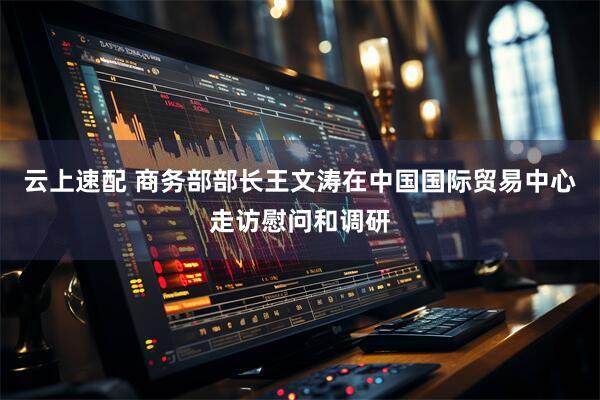 云上速配 商务部部长王文涛在中国国际贸易中心走访慰问和调研